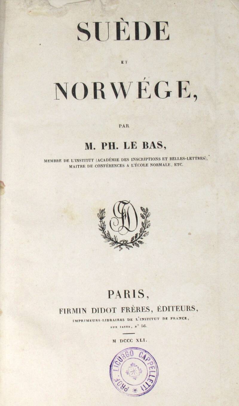 Suède et Norwége...
