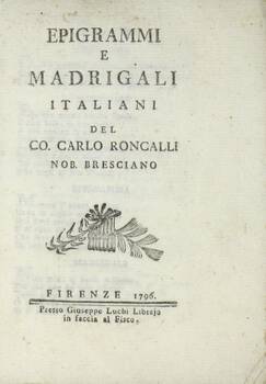 Epigrammi e Madrigali.