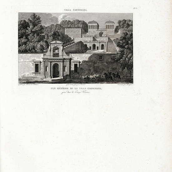 Choix des plus célèbres maisons de plaisance de Rome et de ses environs, misurées et dessinées.