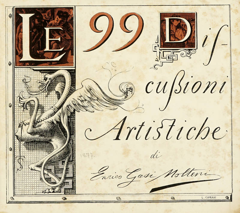 Le 99 discussioni artistiche di Enrico Gasi Molteni. Le 99 discussioni artistiche di Enrico Gasi Molteni.