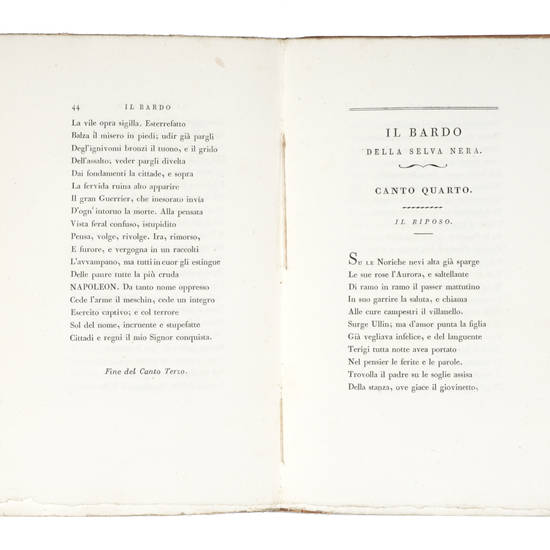 Il Bardo della Selva Nera. Poema epico-lirico. Parte Prima. Il Bardo della Selva Nera. Poema epico-lirico. Parte Prima.