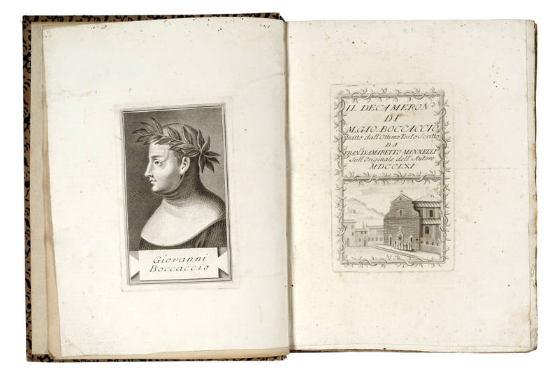 Il Decameron di M. Gio. Boccaccio, tratto dall'ottimo testo scritto da Fran.co d'Amaretto Mannelli sull'originale dell'Autore.