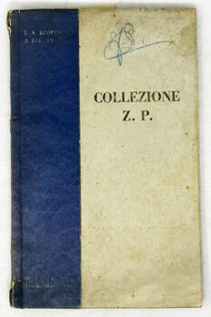 Vendita all'asta della collezione Z.P. Galleria Scopinich 27 e 28 aprile 1934.