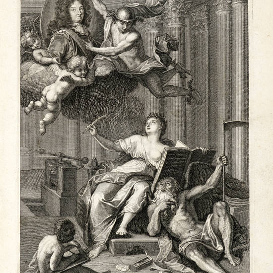 MEDAILLES sur les principaux evenements du Regne de Louis le Grand, avec des explications historiques. Par l'Acadèmie royale des Mèdailles & des Inscriptions.