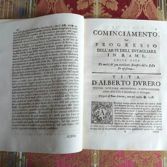 Cominciamento e Progresso dell'Arte dell'Intagliare in Rame, colle Vite di molti de' più eccellenti Maestri della stessa Professione. Opera di Filippo Baldinucci fiorentino, Accademico della Crusca. All'Illustriss. Sig. Abate Francesco Marucelli. ( Segu Cominciamento e Progresso dell'Arte dell'Intagliare in Rame, colle Vite di molti de' più eccellenti Maestri della stessa Professione. Opera di Filippo Baldinucci fiorentino, Accademico della Crusca. All'Illustriss. Sig. Abate Francesco Marucelli. ( Segu