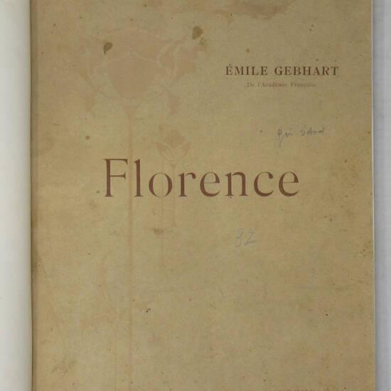 Florence. Ouvrage orné de 176 gravures.