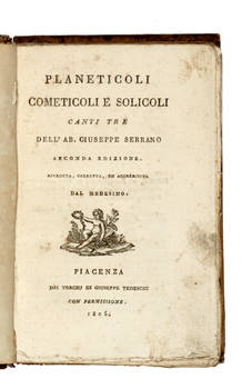 Planeticoli/ Cometicoli e Solicoli./ Canti Tre./ Seconda edizione riveduta...