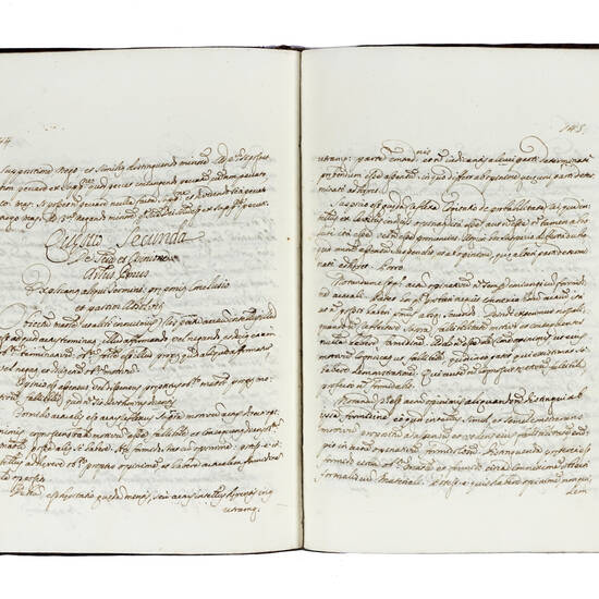 D. O. M. Universa philosophia in Logicam, et metaphisycam, Phisicam generalem et particularem divisa. Magistro I. V. D. Alphonso Cavazzi mutinensi in Congregationis S. Caroli Universitate Publico Philosophiae lectore. MDCCXVI-MDCCXVII.