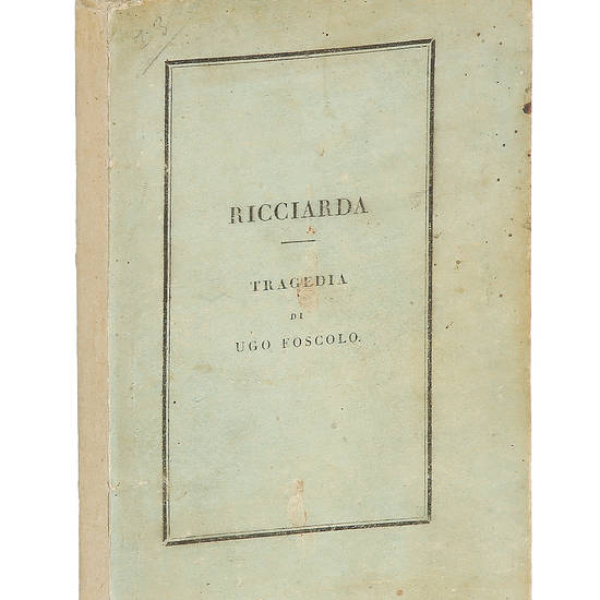 Ricciarda. Tragedia. Ricciarda. Tragedia.