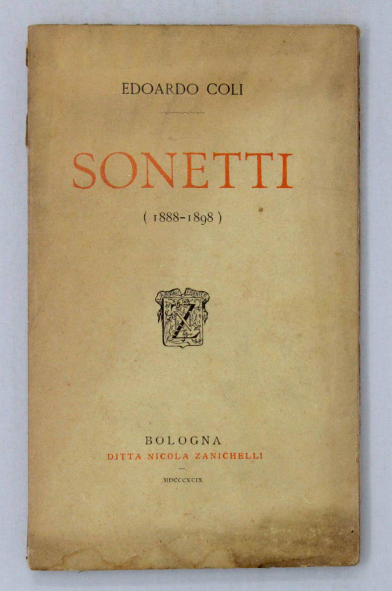 Sonetti (1888-1898).