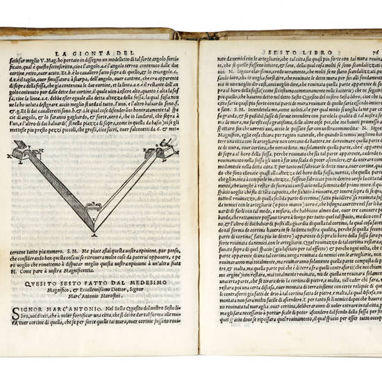 Quesiti et Inventioni diverse...di novo ristampati, con una Gionta al sesto libro, nella quale si mostra due modi di redur una Città inespugnabile...