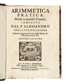 Arimmetica pratica divisa in quindici trattati. Seconda edizione.