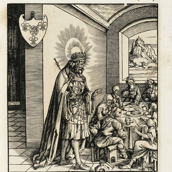 Images de Saints et Saintes issus de la Famille de l'Empereur Maximilien I. En une Suite de cent dix neuf planches gravées en bois par differens graveurs d'après les dessins da Hans Burgmaier.