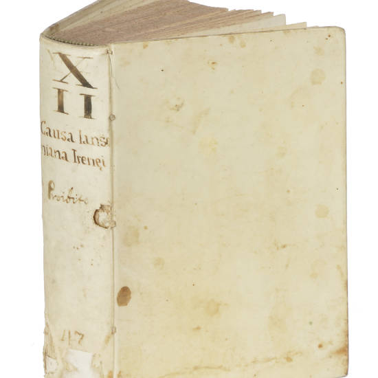 Causa Janseniana, sive Fictitia Haeresis, sex disquisitionibus a Paulo Irenaeo theologice, historice, explicata, & explosa, Adjuncti sunt super eadem materia alii tractatus & epistolae. (segue:) Arnauld Antoine. Super illa propositione SS. Chrysostomi et Causa Janseniana, sive Fictitia Haeresis, sex disquisitionibus a Paulo Irenaeo theologice, historice, explicata, & explosa, Adjuncti sunt super eadem materia alii tractatus & epistolae. (segue:) Arnauld Antoine. Super illa propositione SS. Chrysostomi et
