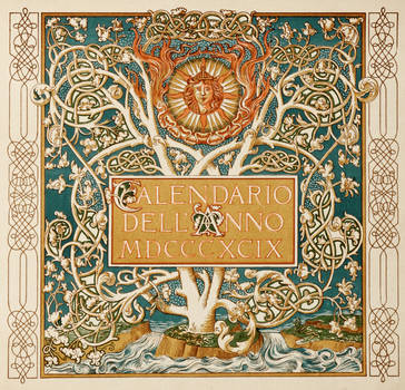 Calendario dell'Anno MDCCCXCIX (1899).