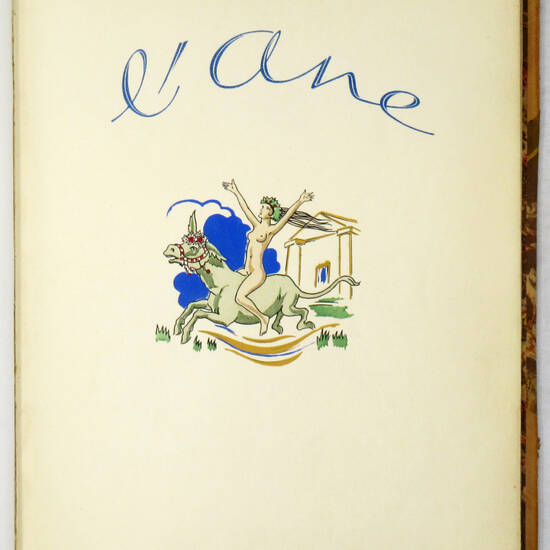 ANE (L'). Conte grec mis en français par Paul-Luis Courier...Préface de Marcel Aymé. Aquerelles originales de René de Pauw.