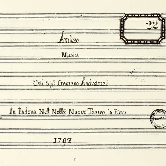 Amleto. Partitura dell'opera in Facsimile. Edizione del libretto. saggio introduttivo a cura di Marcello Conati.