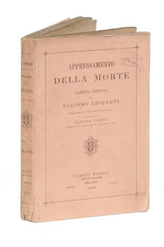 Appressamento della morte. Cantica inedita, pubblicata con uno studio illustrativo dell'avvocato Zanino Volta...