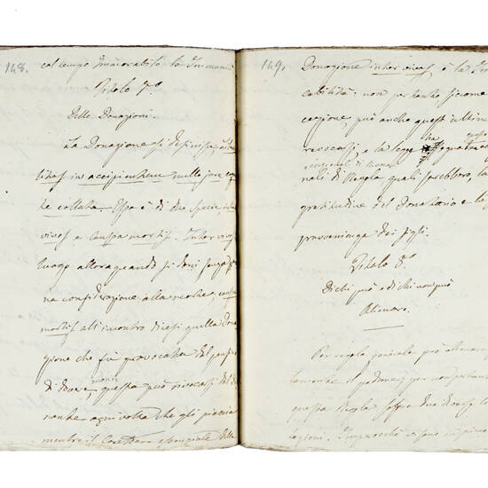 Corso di Jus Civile, fatto da me Rodolfo Medici, sotto il pubblico professore di diritto civile e criminale dell'Università di Siena, Pio Ceccarelli di Pisa, l'anno 1844. Corso di Jus Civile, fatto da me Rodolfo Medici, sotto il pubblico professore di diritto civile e criminale dell'Università di Siena, Pio Ceccarelli di Pisa, l'anno 1844.