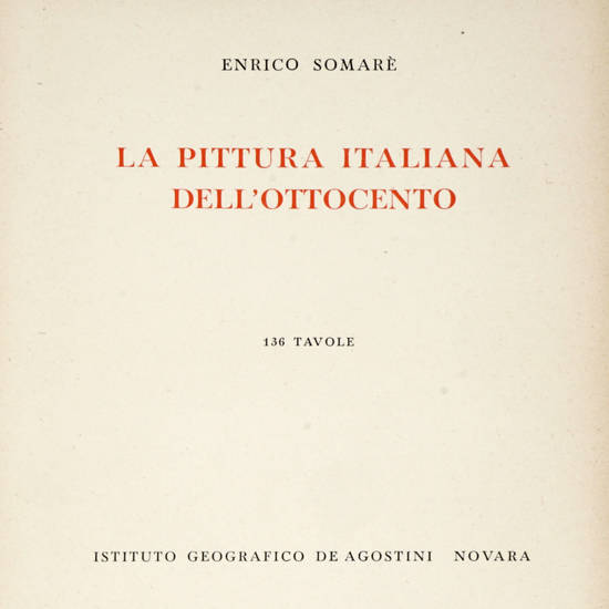 La pittura italiana dell'Ottocento. La pittura italiana dell'Ottocento.