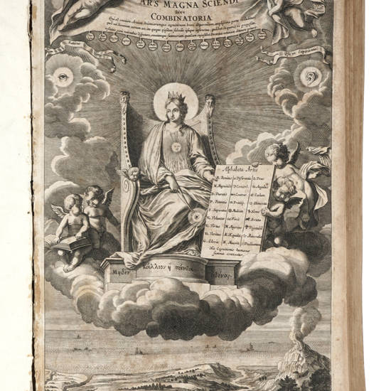 Ars Magna Sciendi, in XII Libros Digesta, qua nova & universali methodo per Artificiosum Combinationum contextum de omni re proposita plurimis & prope infinitis rationibus disputari, omniunque summaria quaedam cognitio comparari potest...