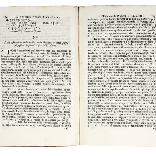 La scienza/ delle grandezze/ dimostrata/ colle principali calcolazioni/ numeriche, analitiche,/ e geometriche...