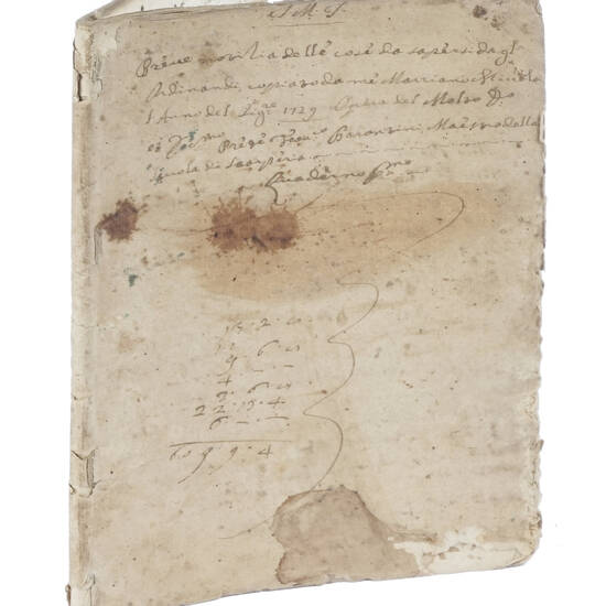 Breve notizia delle cose da sapersi dagl'Ordinandi. Copiato da me Mariano Niccolai l'anno del Signore 1729. Opera del M.tro et doc.mo Preg. Francesco Barontini maestro della scuola di Scarperia. Quaderno primo. Breve notizia delle cose da sapersi dagl'Ordinandi. Copiato da me Mariano Niccolai l'anno del Signore 1729. Opera del M.tro et doc.mo Preg. Francesco Barontini maestro della scuola di Scarperia. Quaderno primo.