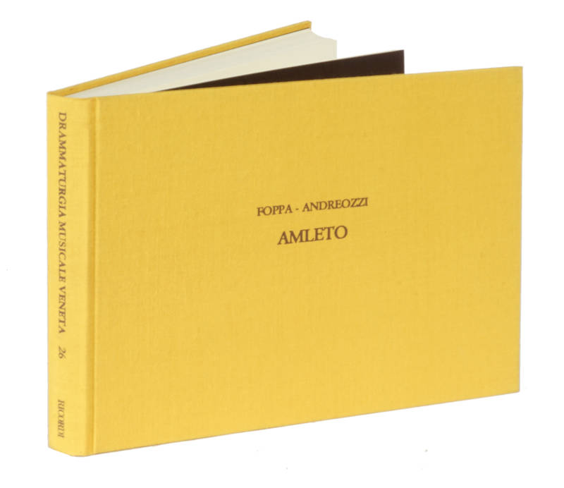 Amleto. Partitura dell'opera in Facsimile. Edizione del libretto. saggio introduttivo a cura di Marcello Conati.