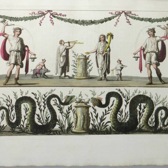 Il costume antico e moderno o storia del governo, della milizia, della religione, delle arti, scienze ed usanze di tutti i popoli antichi e moderni provata coi monumenti dell'antichità e rappresentata cogli analoghi disegni dal dottore Giulio Ferrario.
