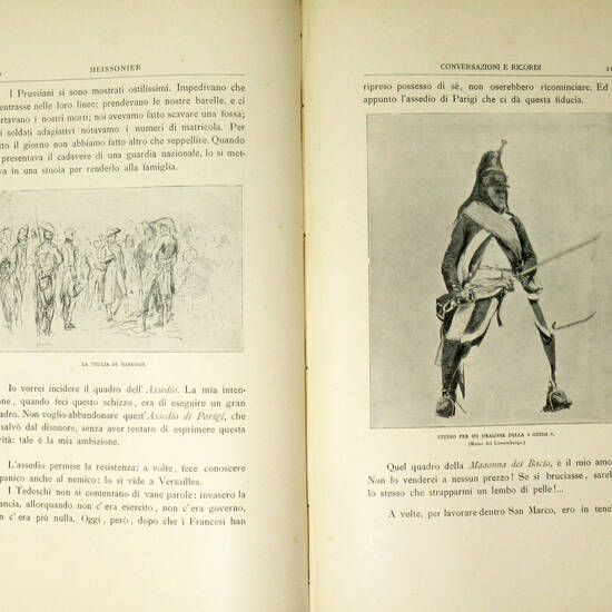 Gian Luigi Ernesto Meissonier. Ricordi e colloqui preceduti da uno studio sulla vita e sulle opere. Riduzione italiana con un articolo aggiuntivo di Arturo Colautti sulla pittura militare. Dono agli abbonati del "Corriere della Sera" (Edizione fuori comme