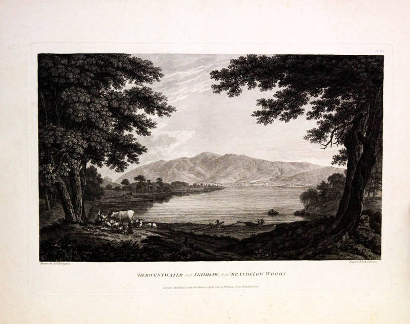 Six engraved views by W.B. Six engraved views by W.B.