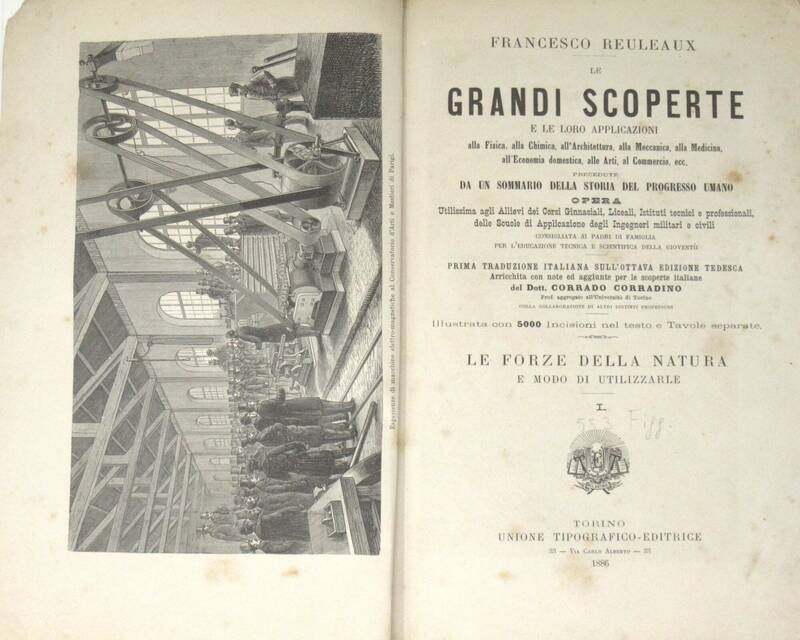 Le Grandi Scoperte...Prima traduzione italiana sull'ottava edizione tedesca...Illustrata con 5000 Incisioni nel testo e Tavole separate...Le Forze della Natura e modo di utilizzarle.
