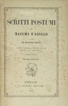 Scritti postumi, a cura di Matteo Ricci. Seconda edizione.