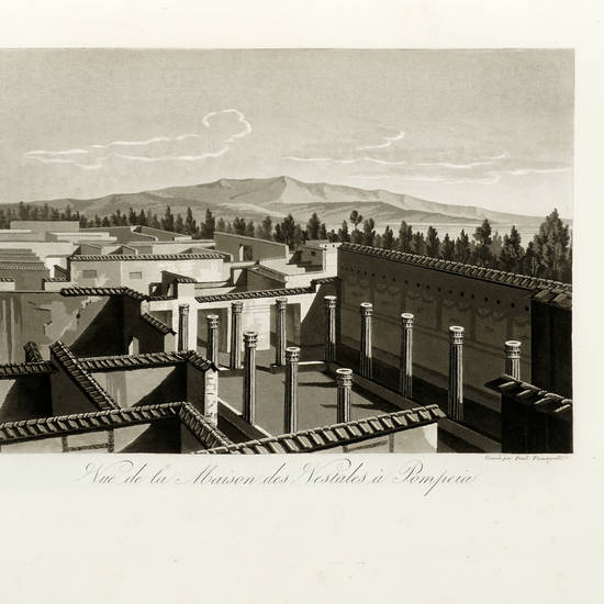 Pompeia: Traitè pittoresque, historique et géometrique. Ouvrage dessinè sur les lieux dans les années 1824 au 1827. Gravè et publié par P.F.
