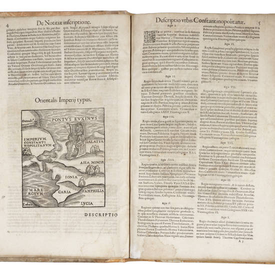 Notitia dignitatum, utriusque Imperii Orientis scilicet et Occidentis ultra Arcadij Honoriique tempora...Commentarium. Eiusdem de Magistratibus municipalibus, rebusque bellicis...