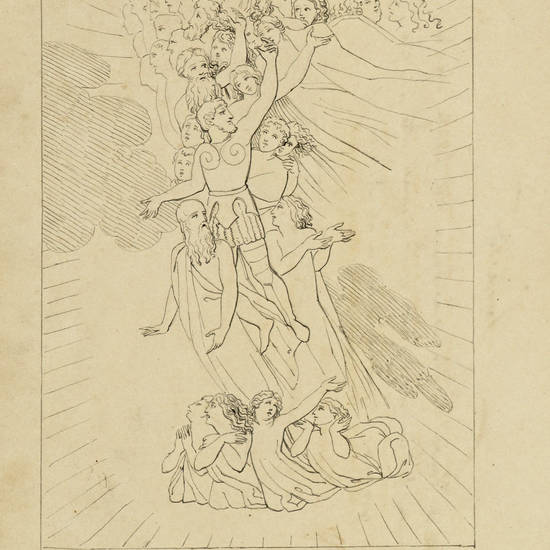 La Divina Commedia di Dante Alighieri, cioè l’Inferno, il Purgatorio, ed il Paradiso. Composto da Giovanni Flaxman scultore inglese, e tratto dall’incisione di Tommaso Piroli romano da Francesco Vason l’anno 1838. (Segue: ) N.7 tavole fatte sulla i La Divina Commedia di Dante Alighieri, cioè l’Inferno, il Purgatorio, ed il Paradiso. Composto da Giovanni Flaxman scultore inglese, e tratto dall’incisione di Tommaso Piroli romano da Francesco Vason l’anno 1838. (Segue: ) N.7 tavole fatte sulla i