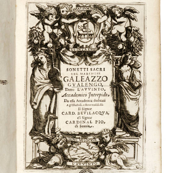 Sonetti sacri...(Segue:) Epigrammatum Sacrarum Liber.