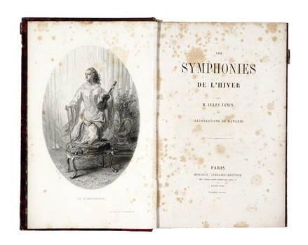 Les symphonies de l'hiver. Illustrations de Gavarni.