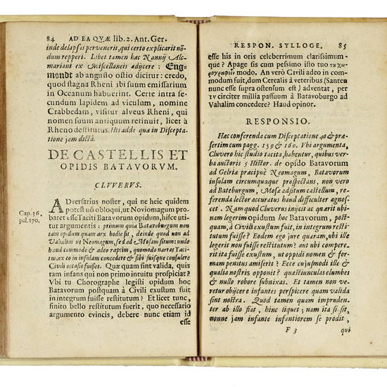 Disceptationum chorographicarum adversus Phil. Cluverum...