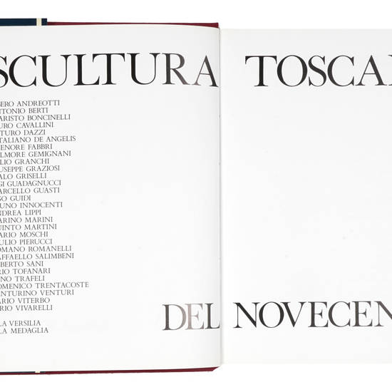 SCULTURA Toscana del Novecento. A cura di Umberto Baldini.