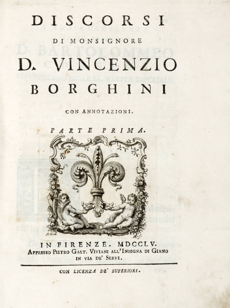 Discorsi..., con Annotazioni. Parte Prima-(Parte Seconda).