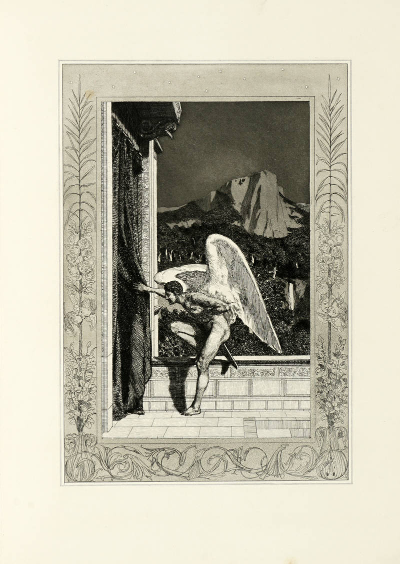 Amor und Psyche. Ein Märchen des Apulejus. Aus dem Lateinischen von Reonhold Jachmann. Illustrirt in 46 Original-Radirungen und Ornamentiert von Max Klinger. (E.-F. Opus 5).