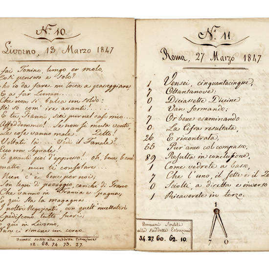 LUCE (LA) de' Cabalisti per l'anno 1847.