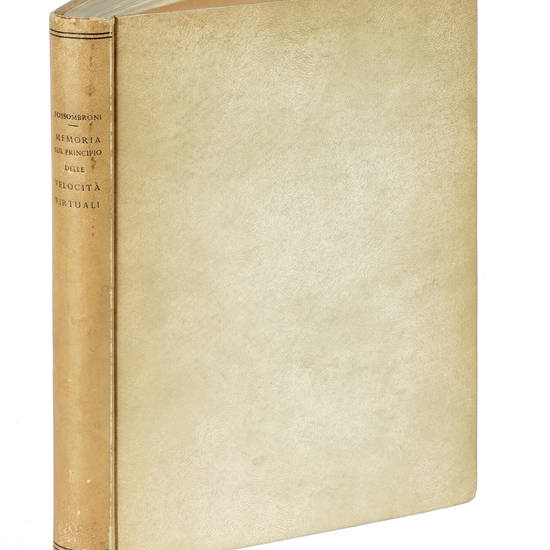 Memoria sul principio delle velocità virtuali... Memoria sul principio delle velocità virtuali...