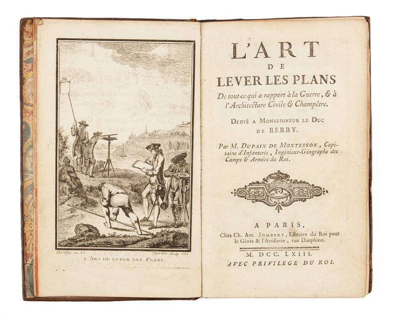 L'art de lever les plans de tout ce qui a rapport à la Guerre, & à l'Architecture Civile & Champêtre.