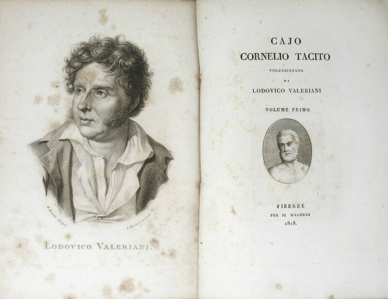 Cajo Cornelio Tacito, volgarizzate da Lodovico Valeriani.