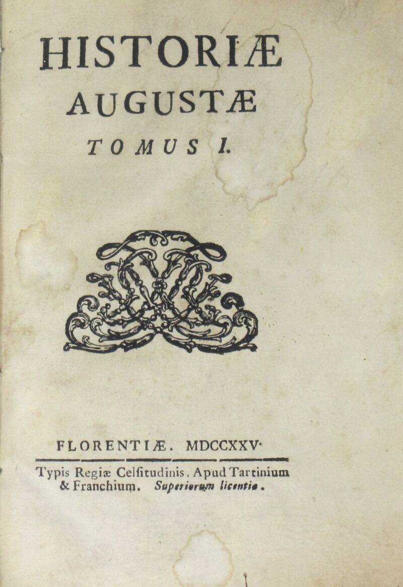 HISTORIAE Augustae.