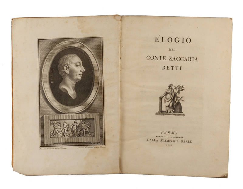 Elogio/ Del/ Conte Zaccaria/ Betti. Elogio/ Del/ Conte Zaccaria/ Betti.