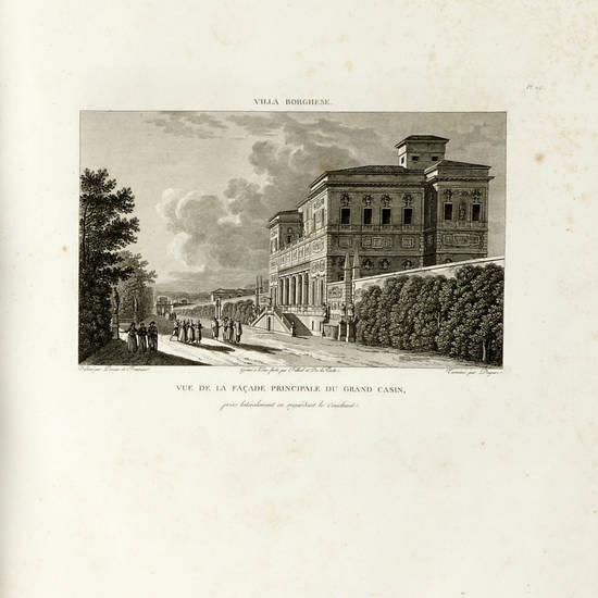 Choix des plus célèbres maisons de plaisance de Rome et de ses environs, misurées et dessinées.