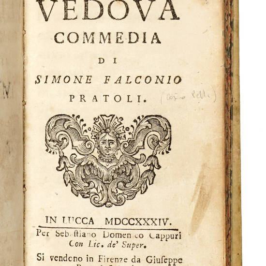 La Commedia in Commedia di Simone Falconio Pratoli. Riveduta e corretta dall'autore...